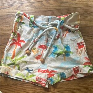 FARM Rio Multicolor High Waist Shorts